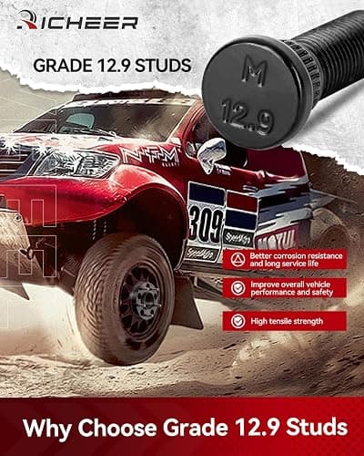 Richeer 4 PCS 1.5 inch HubCentric Wheel Spacers 6x120 with 14x1.5 Studs & 66.9mm Bore fit for 2015-2023 Colorado Canyon thumbnail 6