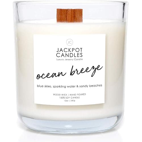 Ocean Breeze Candle with Ring Inside (Surprise Jewelry Valued at $15 to $5,000) Ring Size 7 thumbnail 3