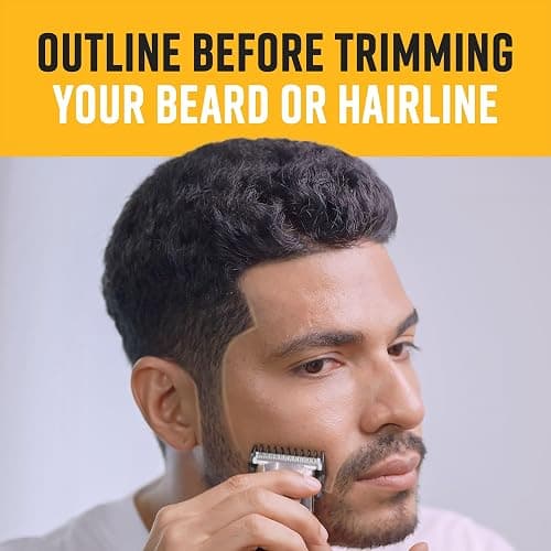 The Cut Buddy Beige Speed Tracer Barber Pencil 4-Pack with Sharpener, Outline Beard & Hairline Before Trimming, for All Skin Types thumbnail 6