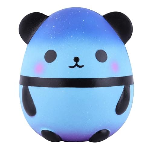 Anboor 5.5" Squishies Jumbo Panda Egg Creamy Candy Ice Cream Slow Rising Scented Kawaii Squishie Animal Toy for Collection,1 Pcs (Galaxy) - Image 1