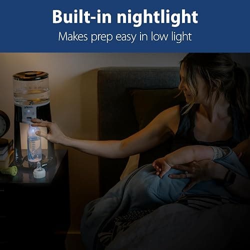 Dr. Brown's Insta-Prep Warm Water Dispenser to Instantly Prepare Baby’s Formula Bottle,Large Capacity Glass Tank with 3 Temperature Settings,Black - Black thumbnail 7