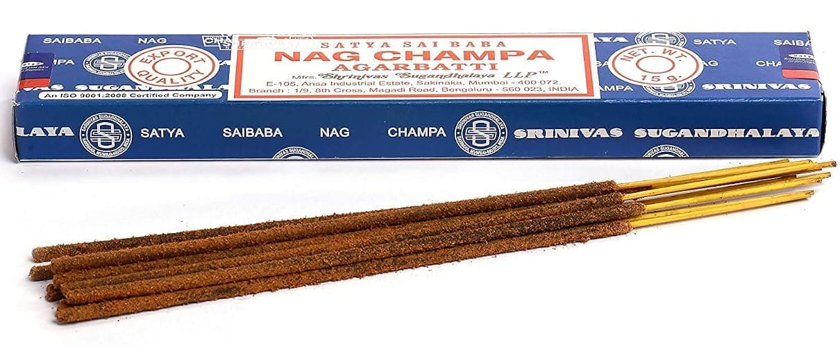 3 Packs Origional Satya Sai Baba Nag Champa Incense Sticks Joss Insence - Insense 15g Box NagChampa Agarbatti (Nag Champa) thumbnail 5