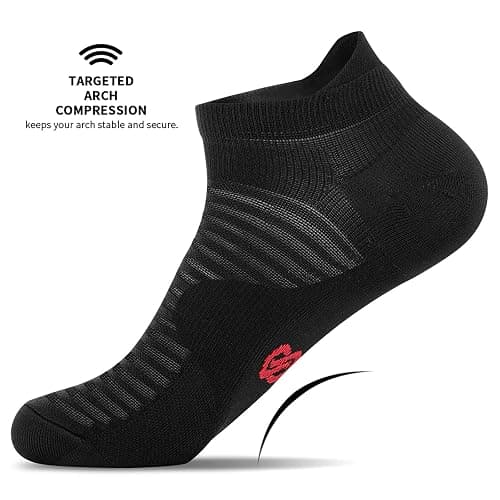 Compression Running Ankle Socks Low Cut(6 Pairs) for Men & Women thumbnail 4