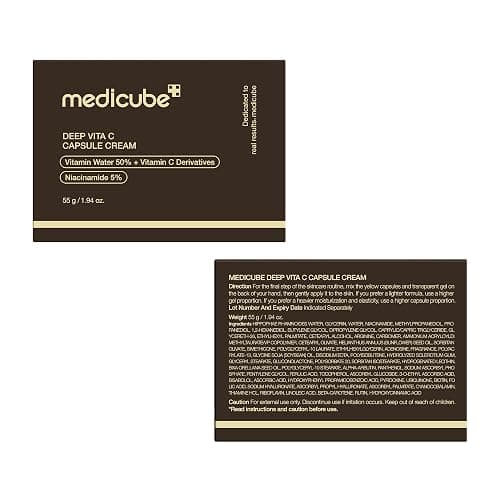 medicube Deep Vitamin C Golden Capsule Face Moisturizer - Liposome Capsules For Wrinkles, Skin Radiance - Transparent Gel for Glow Hydration - Korean Skin Care 1.94 oz thumbnail 9