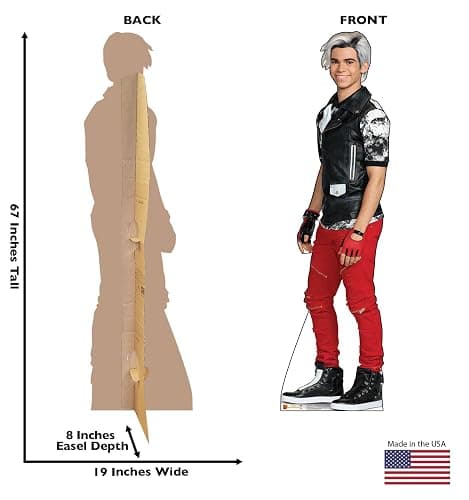 Cardboard People Carlos de Vil Life Size Cardboard Cutout Standup - Disney Descendants 2 thumbnail 2
