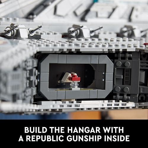 LEGO Star Wars Venator-Class Republic Attack Cruiser, Ultimate May The 4th Collectibles, Series Building Set with Captain Rex Minifigure, Star Wars Fan Gift, Stress Relief Clone Wars Activity, 75367 thumbnail 4