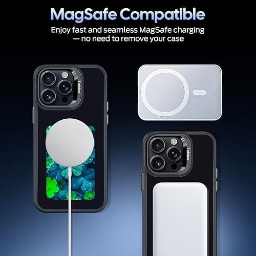 Talhfae Smart E Ink Case for iPhone 14/15 Plus, MagSafe NFC 4.0" HD | 528x768 4-color always-on E Ink display, faster NFC transfer, DIY photo changing, AI art, customizable TPU anti-drop case. thumbnail 5