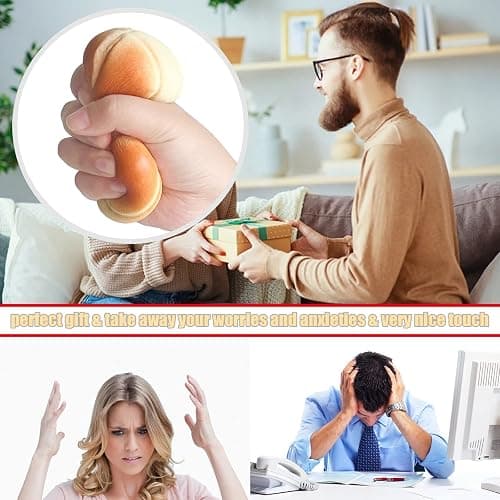 funnysquee Bread Super Soft Slow Rising Squishies Toy for Kids Birthday Gift,Cute Stress Relief Simulation Lovely Squishys Scented Squishi Squeeze Toys (Yellow) thumbnail 6