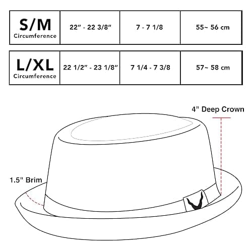 The Hat Depot Unisex Light Weight Classic Soft Cool Mesh Pork Pie hat thumbnail 7