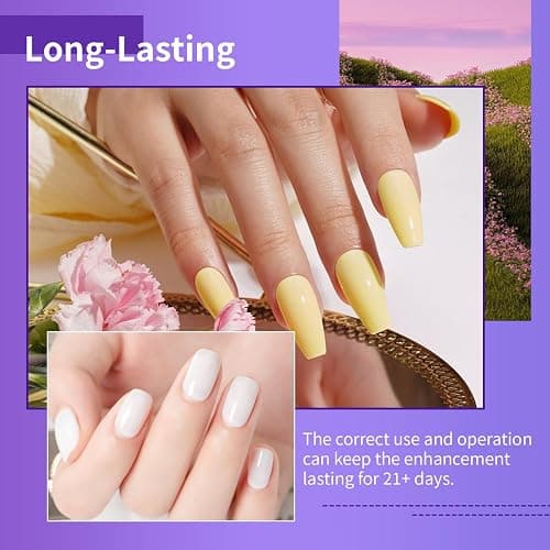 JODSONE 60 Bottles of Gel Nail Polish Kit with U V Light 55 Kinds of Gorgeous and Charming Gel Polish Kit 5 Pieces Soak off Glossy Matte Top Coat Base Coat thumbnail 4