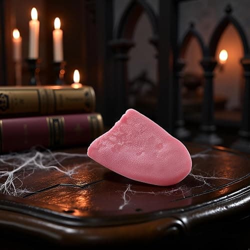 Jinshining 5 Pieces Realistic Fake Tongue False Tongue Prank Tongue Halloween Artificial Horrific Tongue Tricks Tongue Magic Props Stage Props for Carnival Halloween Party Decoration thumbnail 3