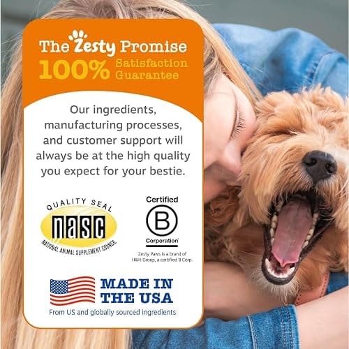Zesty Paws Wild Alaskan Omega-3 Blend Pollock + Salmon Oil for Dogs and Cats- Skin and Coat Support, Omega 3 Supplement for Pets, 8.5oz thumbnail 5
