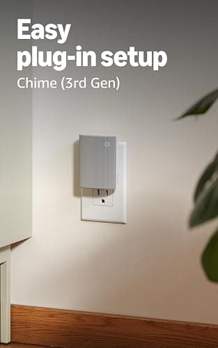 Ring Wired Doorbell (newest model), Speckled Gray with Chime (newest model), White thumbnail 5