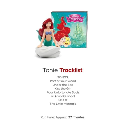 Toniebox 2 Audio Player Disney Princess Bundle for Kids 3+ with Ariel, Moana, Merida, and Belle - Cloud Pink thumbnail 6