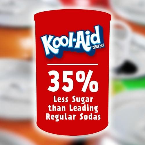 Kool-Aid Caffiene Free Jumbo Cherry Sweetened Powdered Drink Mix 1 Count 63 oz Canister thumbnail 4