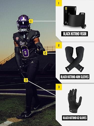 1 Pair Nxtrnd Compression Arm Sleeves for Men, Breathable Football, Basketball, Baseball Accessory, Adult & Kids thumbnail 5