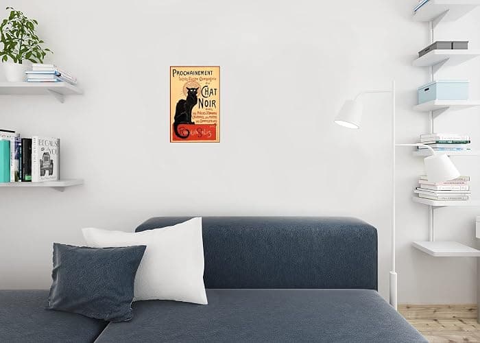 Poster Foundry Le Chat Noir The Black Cat Vintage Advertisement Art Deco Vintage French Wall Art Nouveau 1920 French Advertising Poster Print 12x18 thumbnail 5