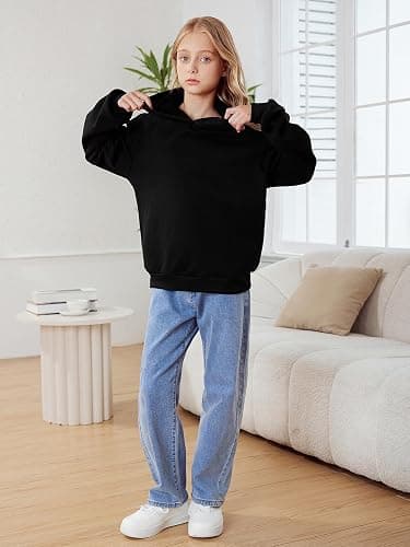 RoseSeek Girl's Bow Camo Graphic Hoodies Long Sleeve Hooded Sweatshirt Preppy Cute Pullover Tops thumbnail 7