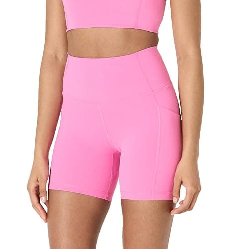 Amazon Essentials Women's Active FormFlex Buttery Soft High Waist Yoga Biker Shorts - Image 1