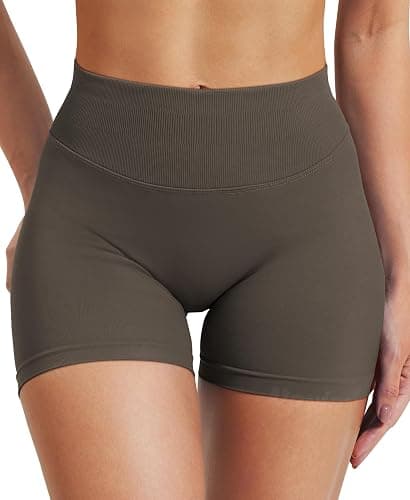 VOYJOY Women Workout Impact Shorts 2.5"/ 3.6"/ 4.5"/ 6" Scrunch Butt Lifting Gym Seamless Booty Biker Shorts thumbnail 3