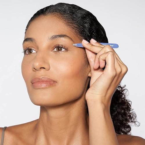 Tweezerman Slant Tweezer – Tweezerman Tweezers for Eyebrows Granite Sky thumbnail 2