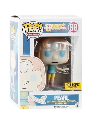 Funko Pop! Animation Steven Universe Pearl Glow In The Dark Exclusive #88 - Image 1