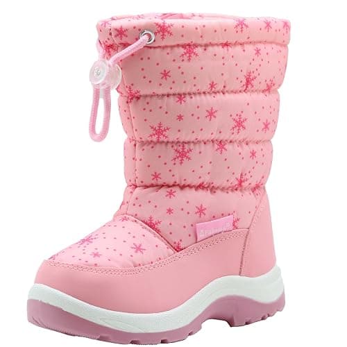 Apakowa Kid's Girls Cold Weather Snow Boots (Toddler/Little Kid) - Image 1