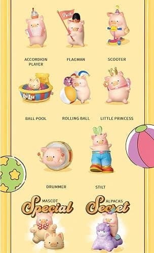 maidimiao Lulu The Piggy Celebration Series 1PC Cute Pig Blind Box Figures Collectible Toys Kawaii Birthday Gifts - Single box - Celebration Series thumbnail 5