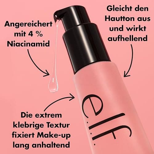 e.l.f. Power Grip Primer + 4% Niacinamide, Gel-Based & Hydrating Face Primer, Evens Skin & Brightens, Grips Makeup, Vegan & Cruelty-Free, 0.811 Fl Oz - Power Grip Primer + Niacinamide thumbnail 4