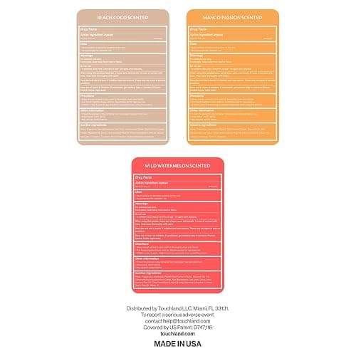 Touchland Power Mist Hydrating Hand Sanitizer Spray, TROPICAL Trio Set (Mango Passion, Beach Coco, Watermelon), 1 FL. OZ. Travel Size (Set of 3) thumbnail 8