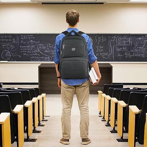 MATEIN 17 Inch Laptop Backpack, TSA Large Travel Backpack with Lunch Box, Anti-Theft Work Business Carry On with USB Port, Water Resistant Sturdy College Computer Backpack for Men Women thumbnail 7