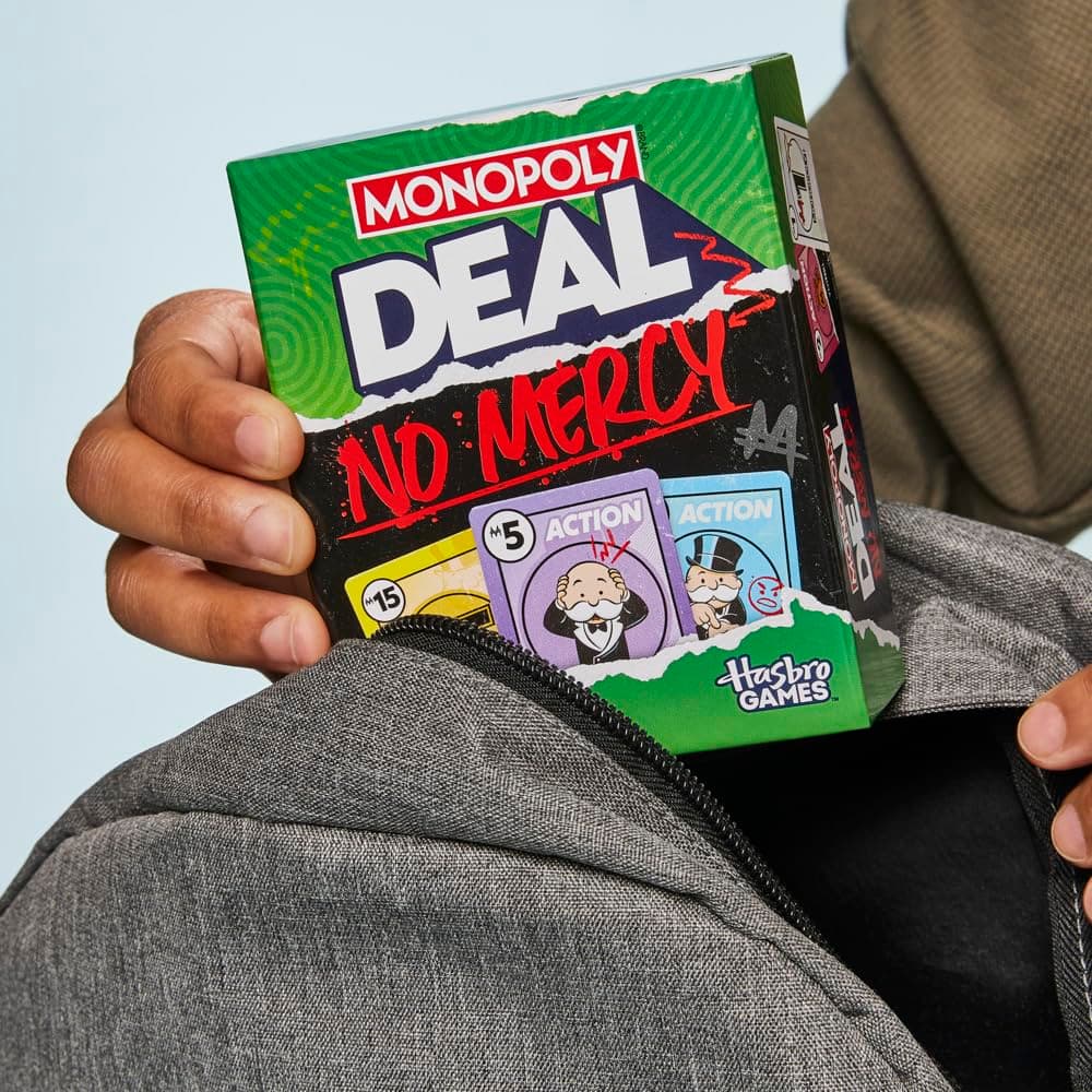 Monopoly Deal No Mercy Card Game – Ruthless Monopoly Deal Edition – Fun Family Games for Kids, Teens, and Adults – 15 Mins. – 2-5 Players – Ages 8+ thumbnail 6