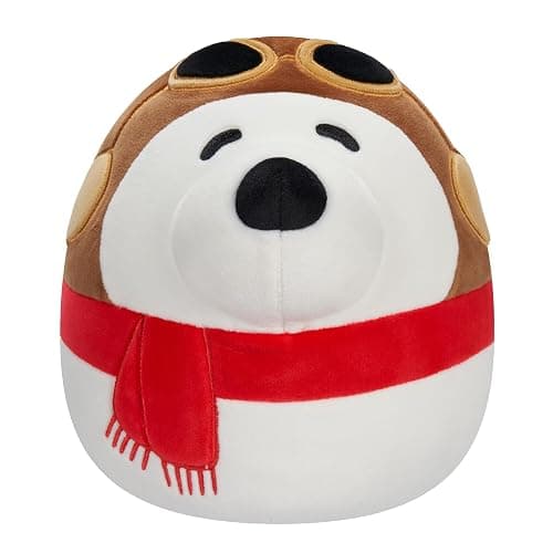 Squishmallows Original Peanuts 8-Inch Aviator Snoopy and Aviator Woodstock 2-Pack Plush - Little Ultrasoft Official Jazwares Plush - Amazon Exclusive thumbnail 3