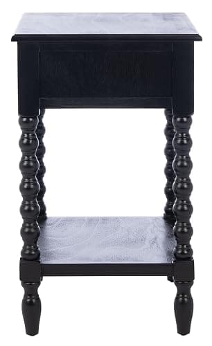 Safavieh Home Collection Athena Black 1-Drawer Accent Table thumbnail 9
