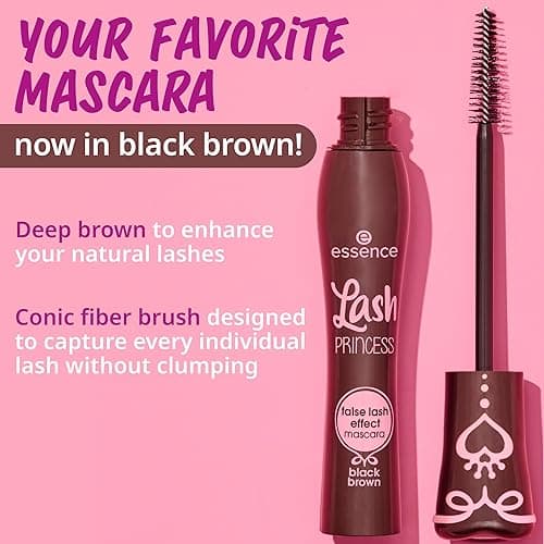 essence | Lash Princess False Lash Effect Mascara Brown (1 Pack) | Intense Volume, Length & Definition | Vegan, Cruelty Free & Paraben Free thumbnail 4