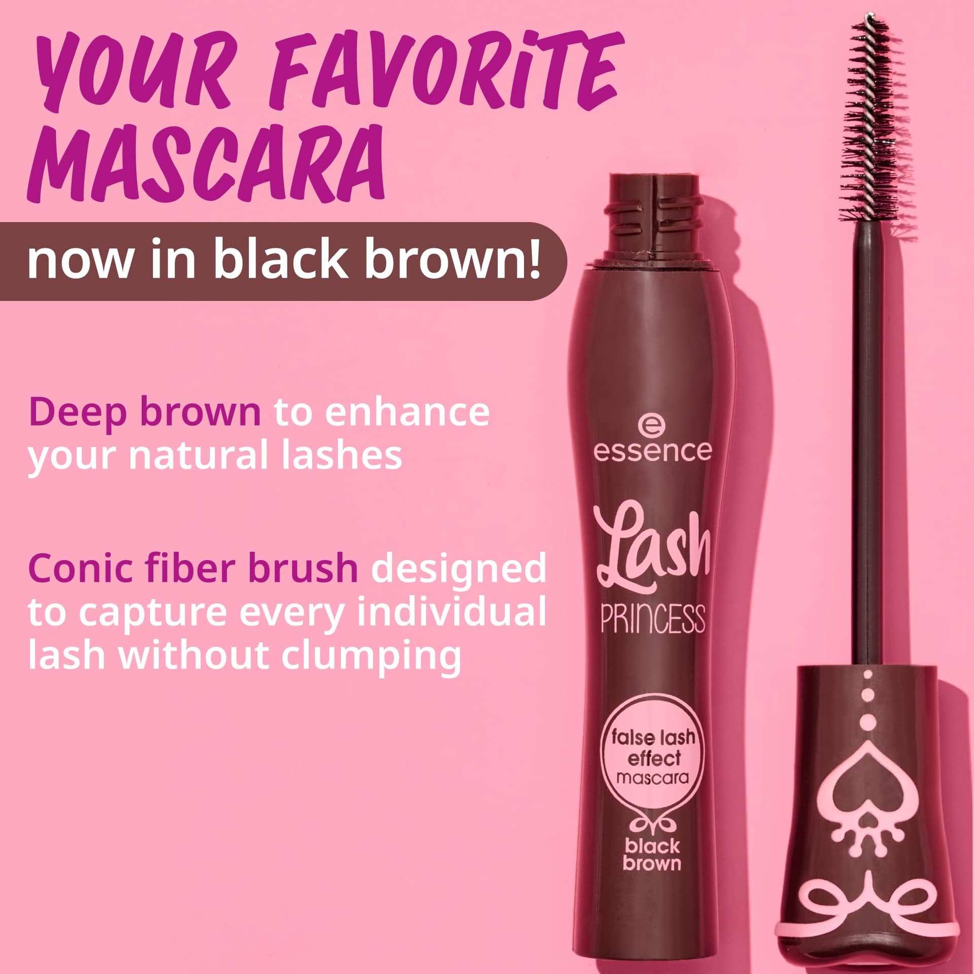 essence Lash PRINCESS false lash effect mascara black brown thumbnail 3