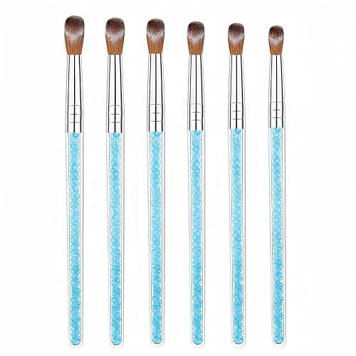 6 Multi-Size Nail Art Brush Set for Acrylic & Dip Powder - Precision 3D Carving, Extension & Detailing, 3A+ Nylon (Pro & Beginner) - Image 1