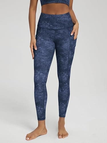 ODODOS Women's High Waisted Yoga Leggings with Pockets, Tummy Control Non See Through Workout Athletic Running Yoga Pants thumbnail 2