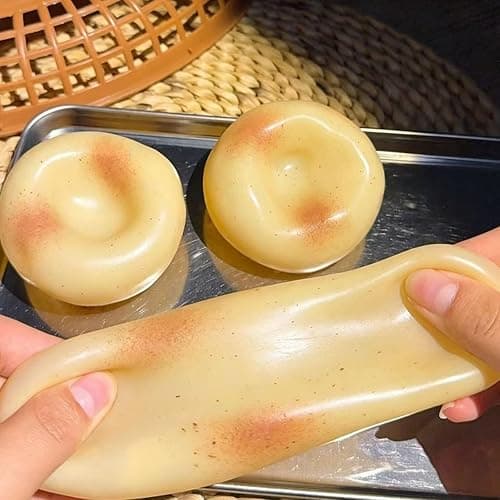 Realistic Food Fruit Fidget Toy Crunchy Ice Sand Stress Squeeze Ball | Realistic Fruit & Food Shaped Slow Rising Stress Balls, Sensory Fidget Squishy Toy for Adults Desk Decor Party Favour thumbnail 3