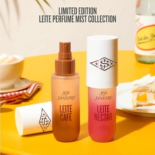 Sol de Janeiro Limited Edition Leite Perfume Mists, 3 fl oz. | Creamy & Craveable Body Mist in Milky & Fruity Gourmand Scents thumbnail 7