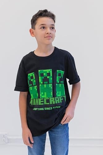 Minecraft Boys' 3-Pack T-Shirts Little Kid to Big Kid thumbnail 3