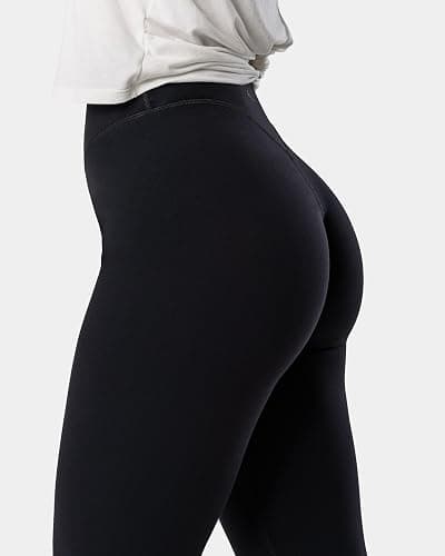 Kamo Fitness Serenity No Front Seam Leggings 25" Inseam Yoga Pants High Waisted Soft Workout Tights thumbnail 5