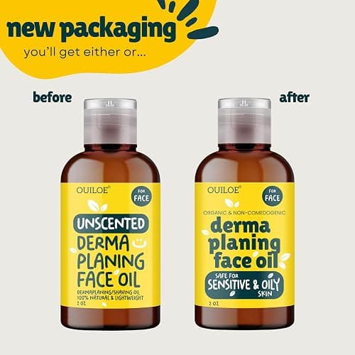 Dermaplaning Kit for Women - Face Shaving Kit with Oil and Tool for Beginners - Safe for Sensitive and Oily Skin - Organic, Lightweight & Non Comedogenic, 2oz thumbnail 2
