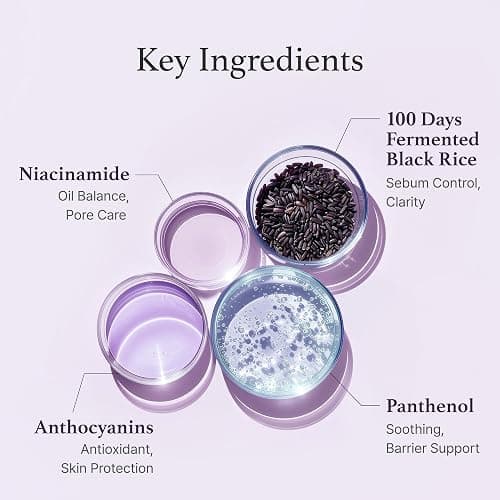 I'm from Black Rice Toner for Oily Skin, Sebum Control Toner, Lightweight, Niacinamide, Panthenol, Fragrance Free, Korean Skin Care, 150ml, 5.07 fl.oz thumbnail 5