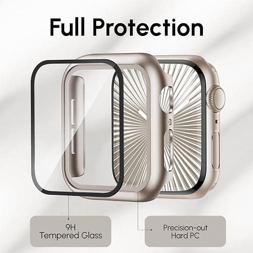 Magnetic Braided Stretchy Bands Compatible for Apple Watch Band and Case 40mm 41mm 42mm 44mm 45mm 46mm, Nylon Elastic Solo Loop with Screen Protector Cover for iWatch Series 10 9 8 7 6 5 4 3 11 SE 2 1 thumbnail 2