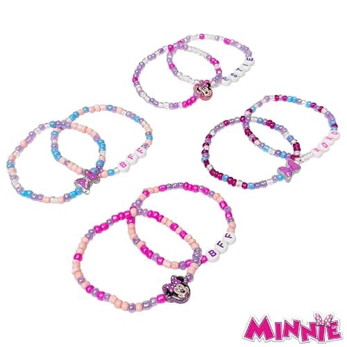 LUV HER Kids Jewelry – 8 Pack Beaded Friendship Bracelets – Lightweight Colorful Fun for Girls Ages 3+ – Gift-Ready BFF Theme thumbnail 3