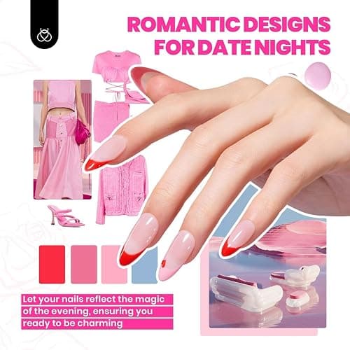 Beetles Gel Nail Polish Kit with U V Light - 68Pcs Gel Nail Kit 35 Colors Outfits Glitter Red Classic Blue Polish Set with Everything Nails Manicure Tools for Beginners DIY At Home Gifts for Women thumbnail 4