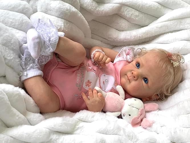 Zero Pam Reborn Baby Dolls Silicone Full Body, Realistic Baby Doll, 18 Inch Anatomically Correct, Real Baby Doll That Look Real Life Reborn Dolls with Accessories thumbnail 6
