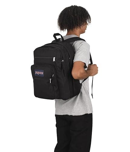 JanSport Laptop Backpack - Computer Bag with 2 Compartments, Ergonomic Shoulder Straps, 15” Laptop Sleeve, Haul Handle - Black thumbnail 9