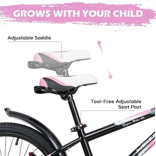 WEIZE Kids Bike, 16 20 Inch Children Bicycle for Boys & Girls Ages 4-12 Years Old, Rider Height 41-62 Inch, Adjustable Seat & Handlebars, Coaster Brake, Multiple Color Options thumbnail 6